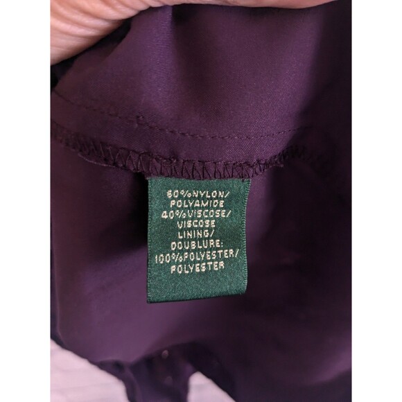 Ralph Lauren Peplum Lace overlay dress v-neck size 4 - Picture 5 of 8